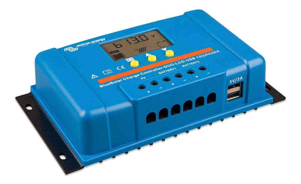 Victron BlueSolar PWM DUO-LCD&USB 12/24V-20A Image