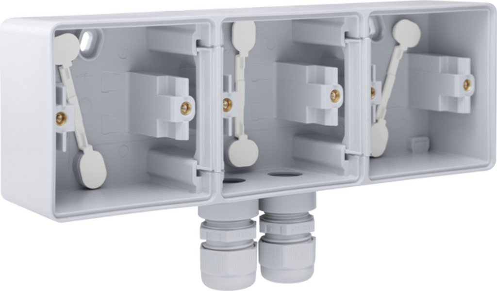 Opbouwdoos drievoudig Horizontaal Image