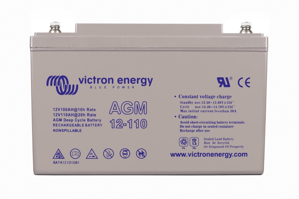 Victron AGM accu 12V/110Ah M8 insert Image