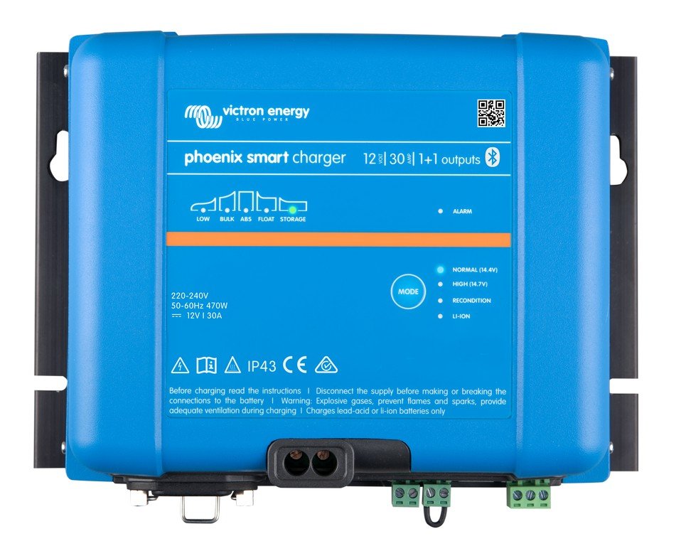 Victron Phoenix Smart lader 12/30 (1+1) IP43 120-240V Image