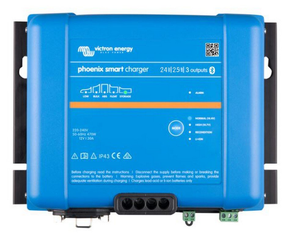 Victron Phoenix Smart lader 24/25 (3) IP43 120-240V Image