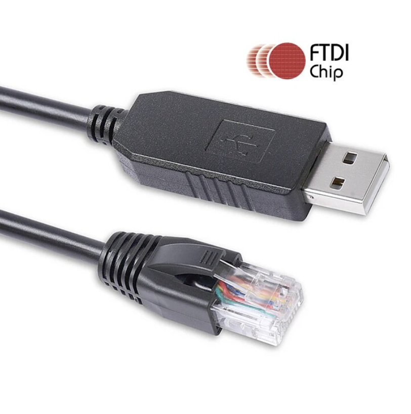 Pylontech communicatiekabel RJ45 voor C versie- voor softwareupdates en uitlezen