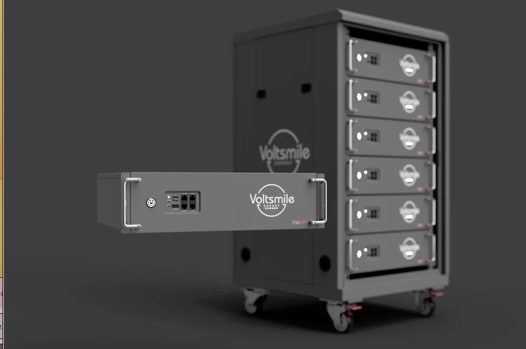 Voltsmile - RPC 20U Cabinet - Geschikt Voor Tot 6 Batterijen -  Inclusief RPC Kabelset