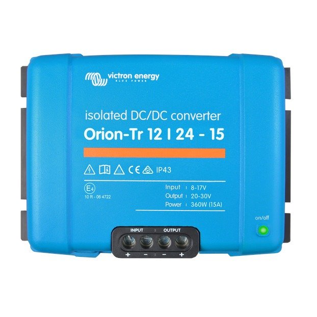 Orion-Tr 12/24-15A (360W) geisoleerd