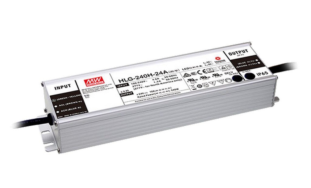 Meanwell DC/DC omvormer 127-431/24V 240W