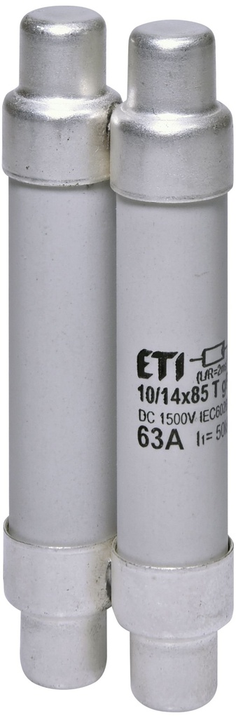 ETI zekering CH 10/14x85 T gPV 63A/1500Vdc