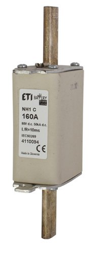 ETI zekering NH1 gBat 125A/80Vdc