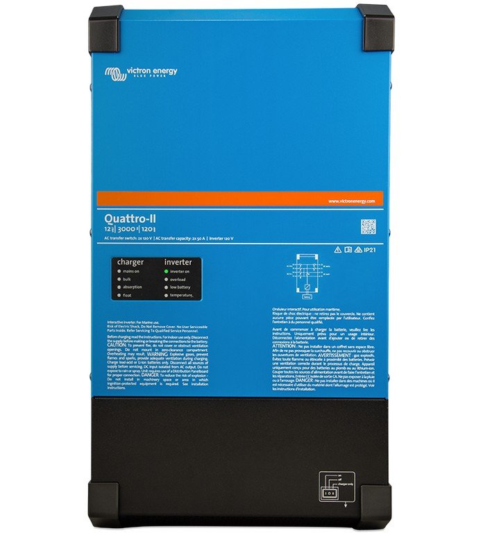 Victron Quattro-II 12/3000/120-50/50 2x120V