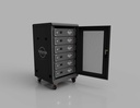 Voltsmile RPC 20U Cabinet (max 6 accu) 300A