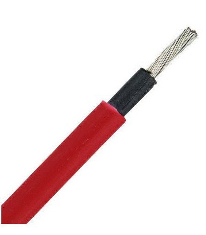 Solar kabel rood 6mm² rol van 100 meter