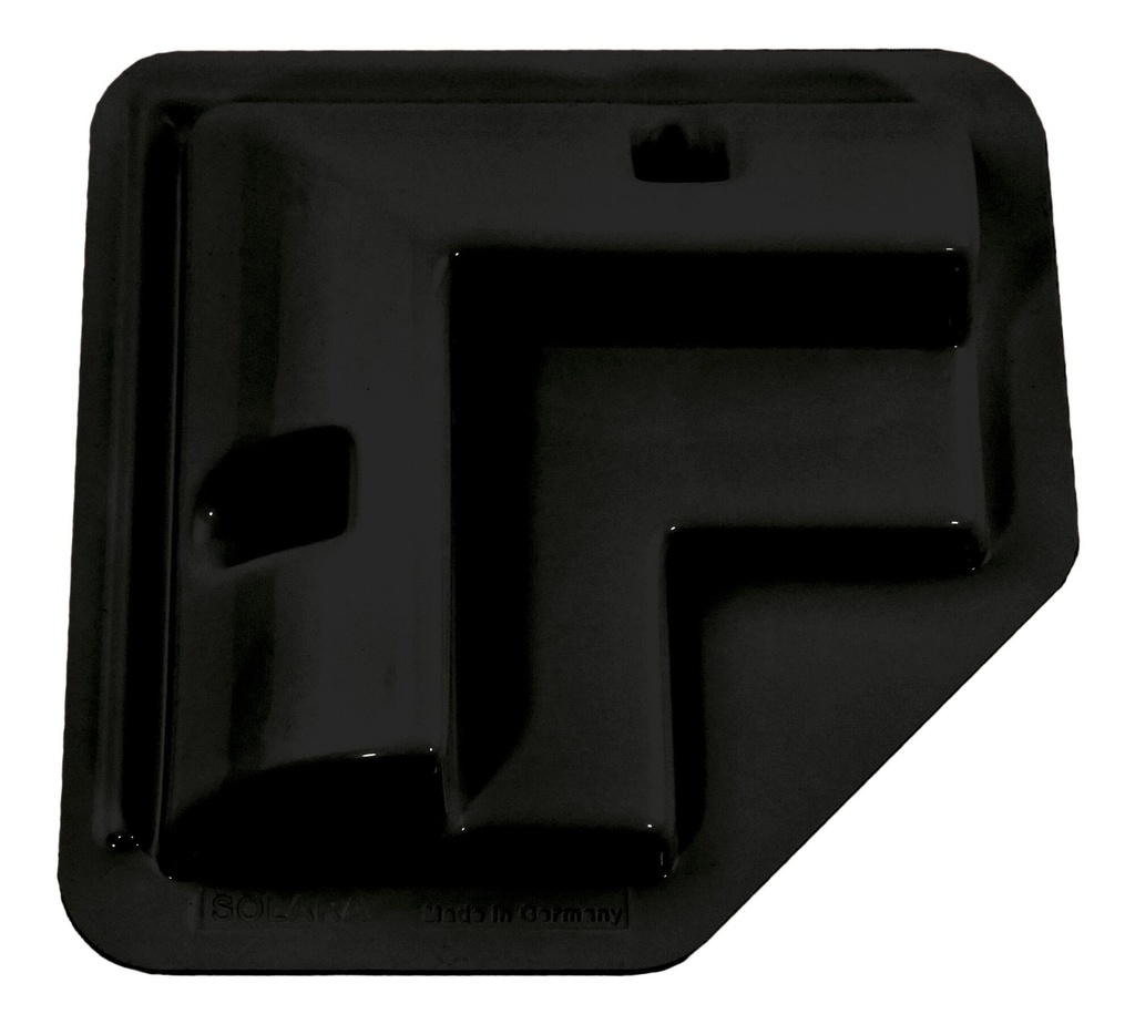 Zonnepaneel spoiler set HSE/Z (4) zwart, set bestaande uit vier hoekstukken.