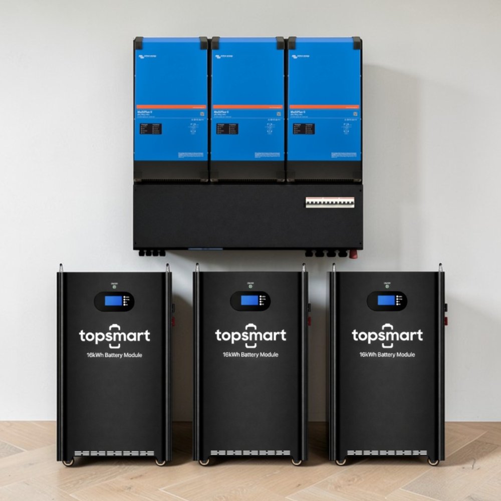 TopSmart ESS 3-fase 15kW 48kWh GX De Slimme Thuisbatterij