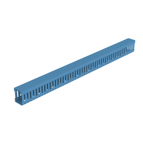 Kabelgoot blauw 42 x 30 mm, lengte 2 meter