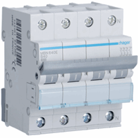 Installatieautomaat 3p+N 40 A B-karakteristiek 6 kA