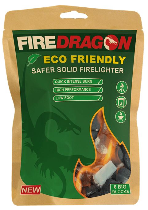 Firedragon - Solid fuel - 6 stuks - milieuvriendelijk - Default
