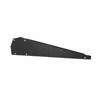 FlatFix Fusion wind deflector links zwart (basisprofiel 1030mm – 1077m