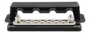 DC Verdeelrail 250A 2P met 12 schroeven inclusief ABS kap