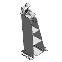 Alu. achtervoet ValkPro+ P10° / Max zijkant