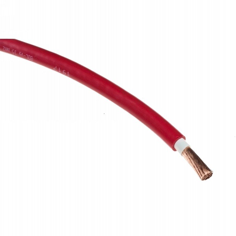 Accukabel  rood 10mm² per meter