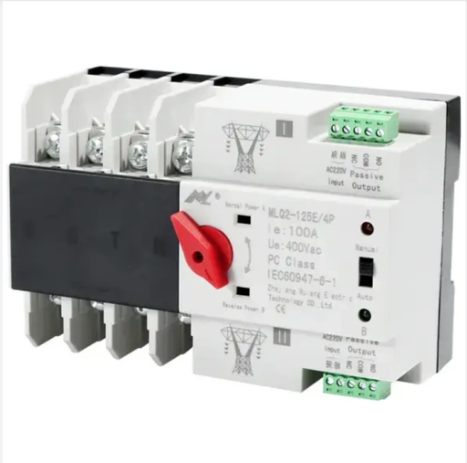 [2332823754852] Automatische omschakelaar - 4P - 3 Fase - 125A - met Relais