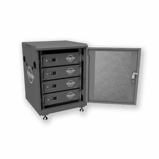 [6976677910222] Voltsmile - RPC 14U Cabinet - Geschikt Voor Tot 4 Batterijen -  Inclusief RPC Kabelset