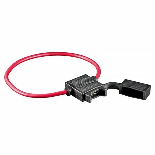 [6091632197149] Zekeringhouder 1mm2 zwart steek fuse (ip67)