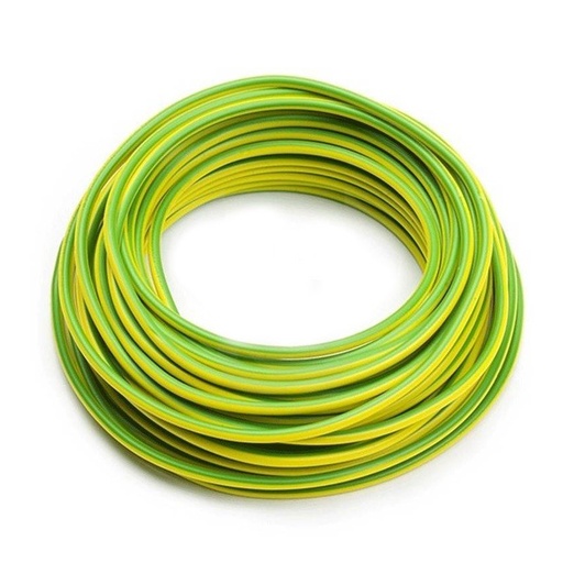 [6091634794728] Aarde kabel groen/geel 1x6 mm² per meter