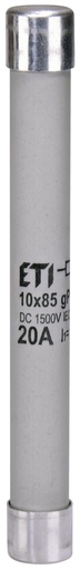 [3838895911104] ETI zekering CH 10x85 gPV 20A/1500Vdc