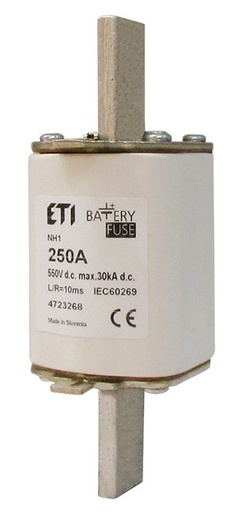 [3838895758648] ETI zekering NH1 gBat 125A/550Vdc