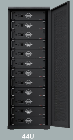 [5512034614924] Voltsmile RPC 44U Kabinet - Inclusief RPC Kabelset - Max 12 Accu's