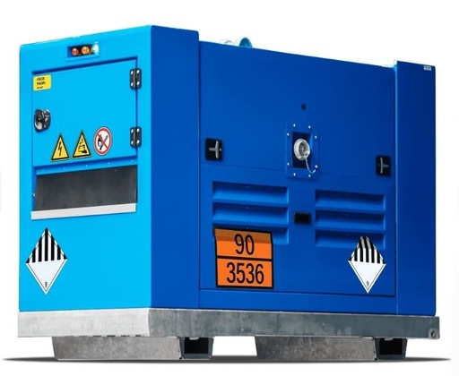 ESS SmartGrid Slim 60, totale capaciteit 60 kWh, maximaal vermogen 36 kW.
