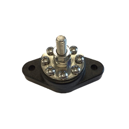 [6011638727713] DC verdeelpunt zwart M8 + 8x M4