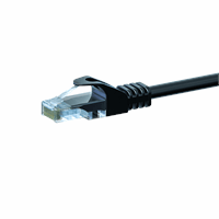 [8719956626326] CAT5e UTP patchkabel 0,25m zwart - CCA