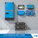 Thuisbatterij set 1 fase 4KW 9,6kWh MultiPlus-II