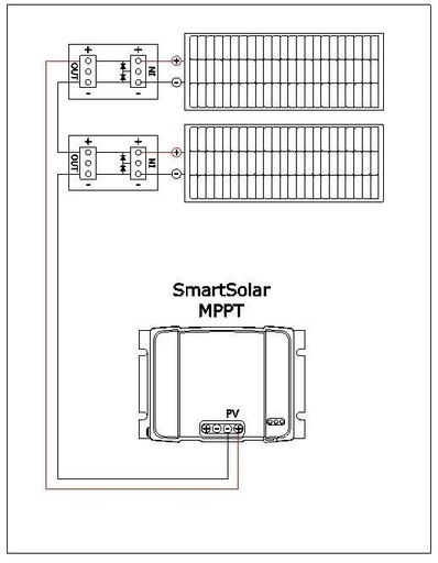 [6013743055095] Bypass diode box voor flush zonnepaneel