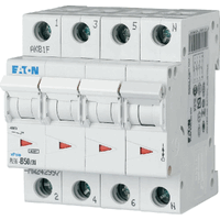 Eaton Installatie-automaat (MCB) PLS6, 50A, 3P+N, B-kar., 6ka