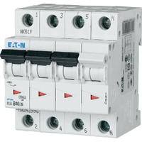 Eaton Installatie-automaat (MCB) PLS6, 40A, 3P+N, B-kar., 6ka
