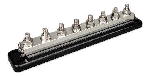 [8719076052234] DC Verdeelrail 600A 8x M10 inclusief ABS kap