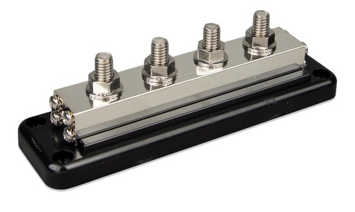 [8719076052227] DC Verdeelrail 600A 4x M10 inclusief ABS kap