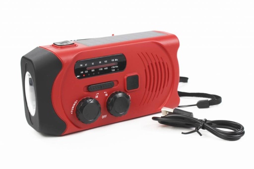 [4365204148160] Totle Noodradio Essential Plus - 2000 mAh - Zonnepaneel - Opwindbaar - Default