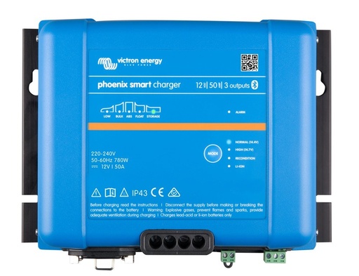 [8719076053514] Victron Phoenix Smart IP43 acculader 12/50(3) 120-240V