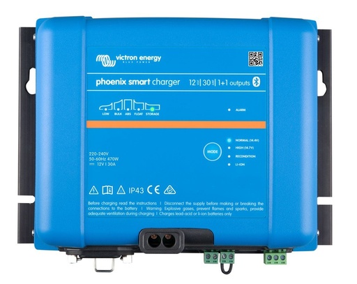 [8719076053484] Victron Phoenix Smart IP43 acculader 12/30 (1+1) 120-240V