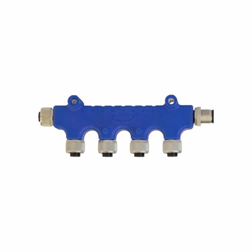 [6013748156162] M12 CAN T-Splitter 6-way