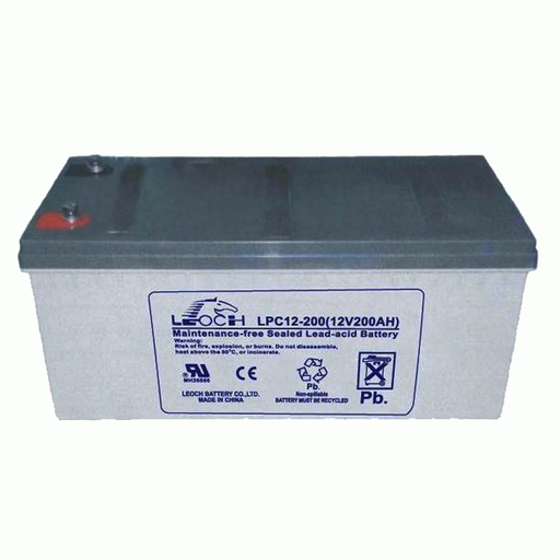 [6091628717740] AGM Accu Carbon Leoch LPC 12V-200Ah T11