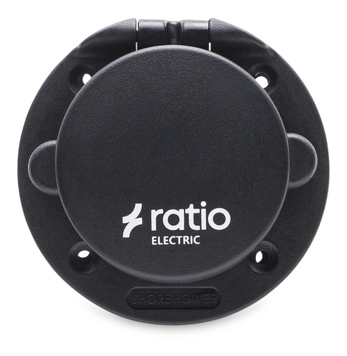 [8718375368947] Walstroom Inlet MP16 Kunststof Zwart