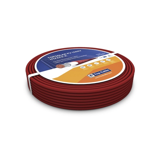 [6013740555574] Topsolar kabel rood 6mm² rol van 100 meter
