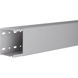 [4012740878579] Hager BA6 bedradingskanaal + deksel 60x80mm grijs - Per 2 Meter