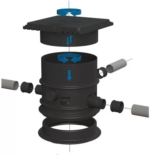 [6217008171548] Sproeierset voor Varitankfilter 150/325