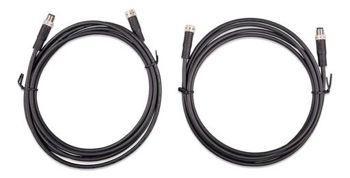 [8719076019886] Victron M8 circular kabel 3m (2x) 3 polig